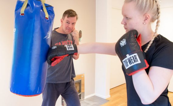 kamppailijan harjoittelu